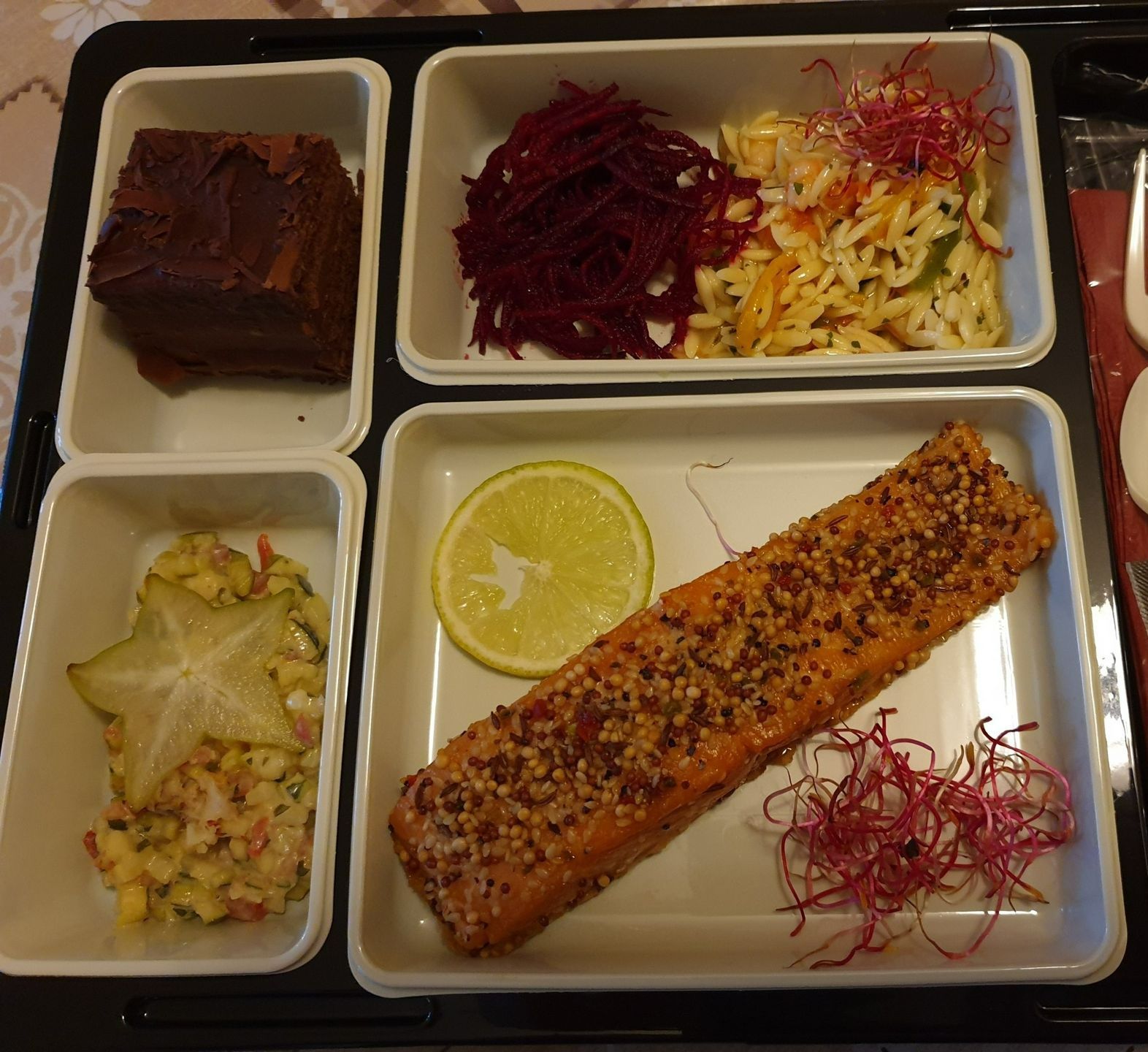 Plat en livraison - saumon