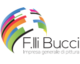 Un logo colorato per un'azienda chiamata f.lli bucci