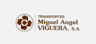 El logo de transportes miguel angel viguera sa