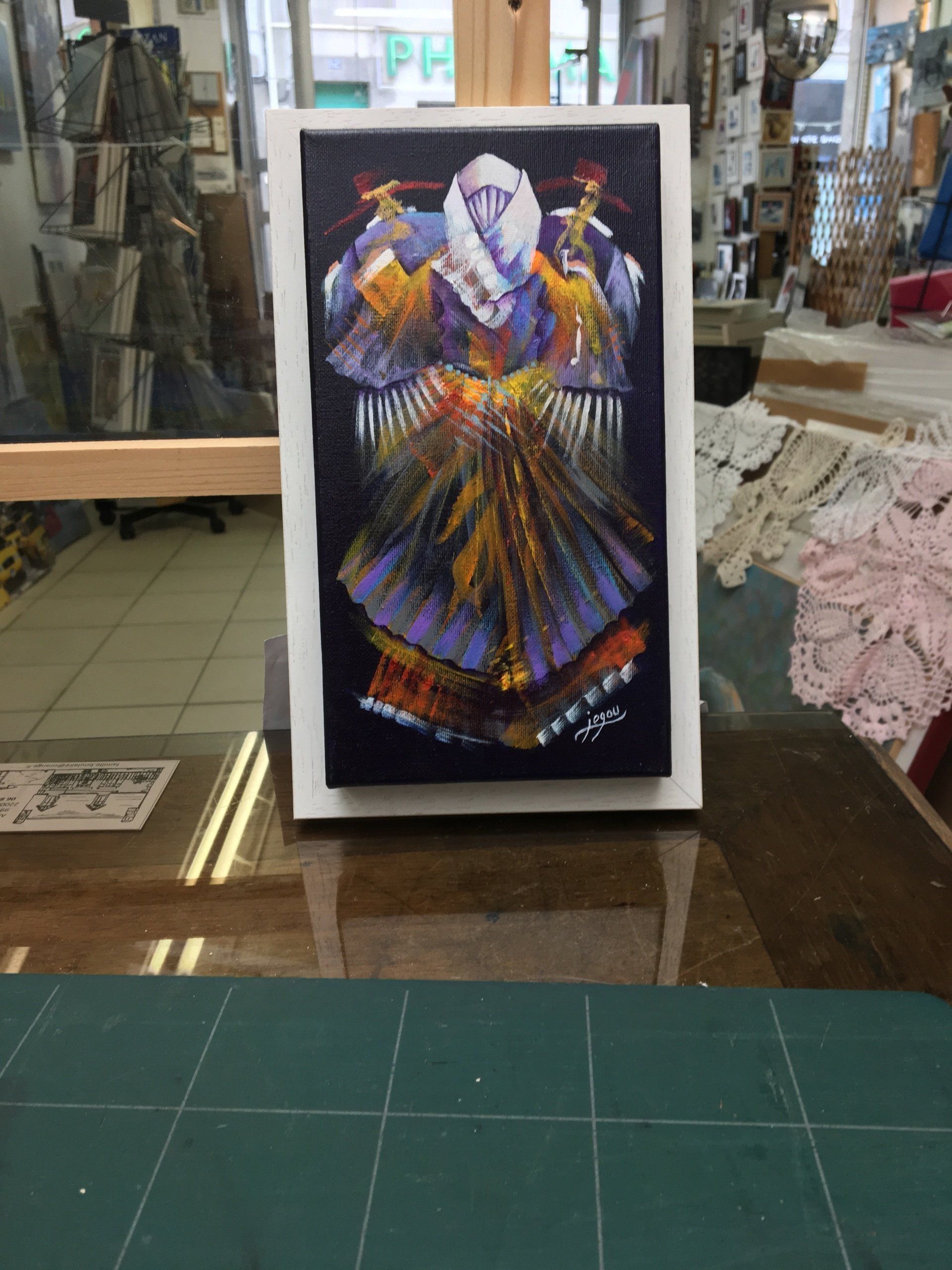 Cadre robe colorée