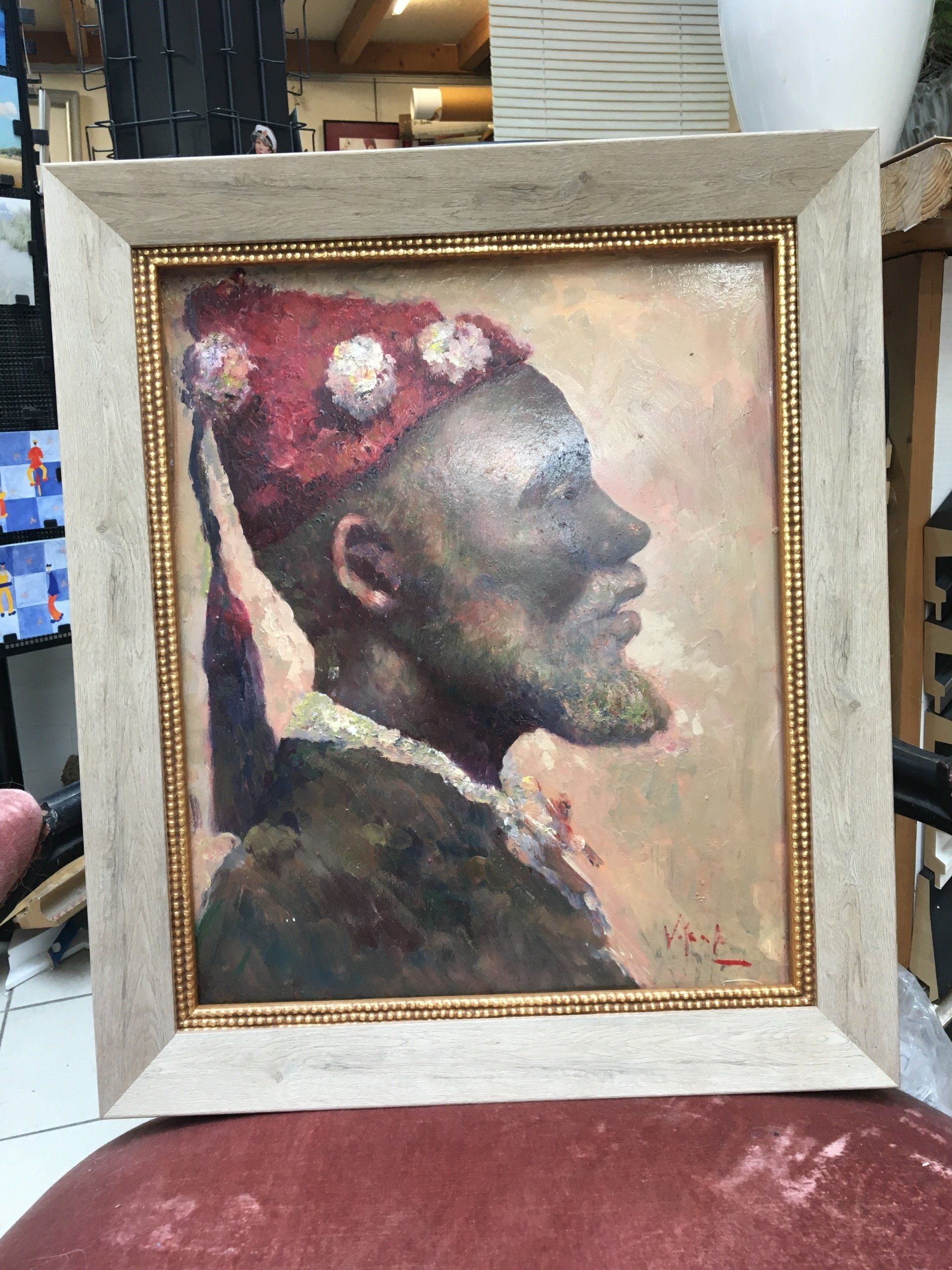 Tableau homme africain