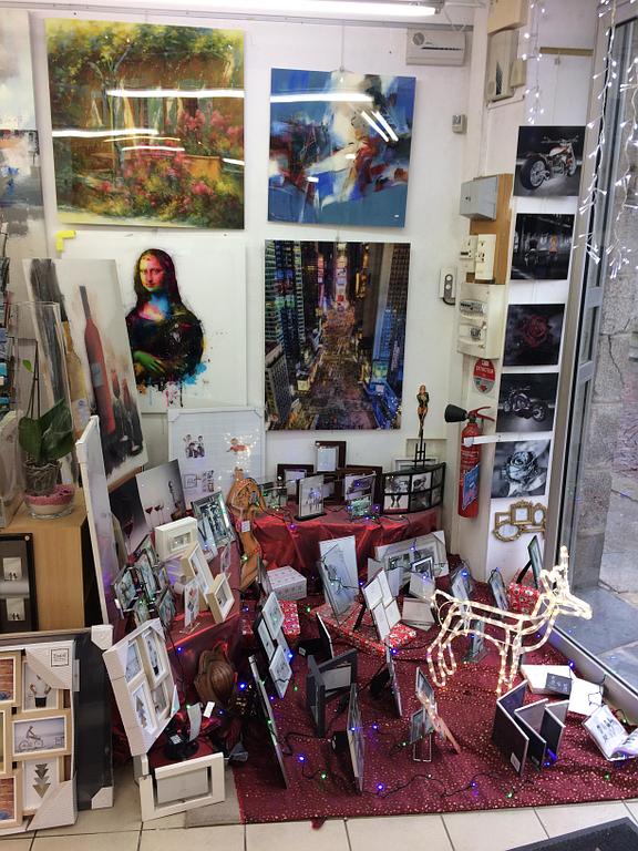 Vitrine de la boutique