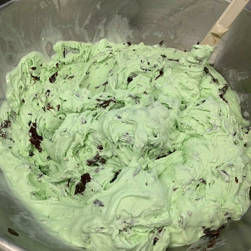 Sorbet menthe-chocolat