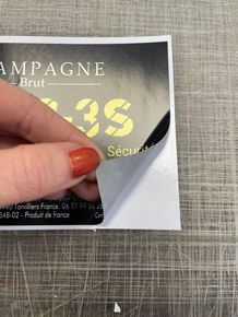sticker en adhésif vinyle