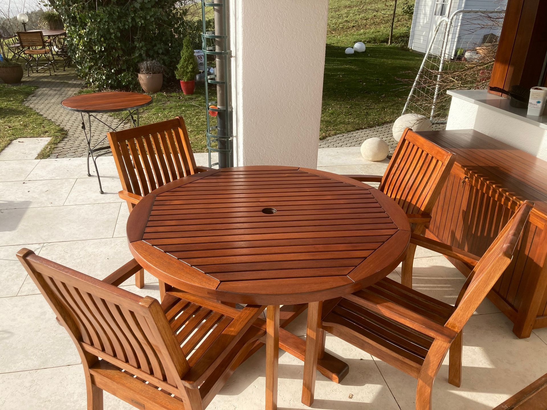 Auffrischen mit Öl Lasur