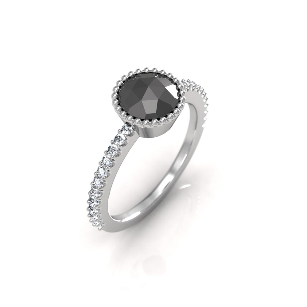 AITO Kultasepänverstas - sormus värillinen jalokivi