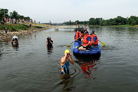 Schwimmen von Dresden nach Hamburg