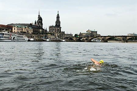 Schwimmen von Dresden nach Hamburg
