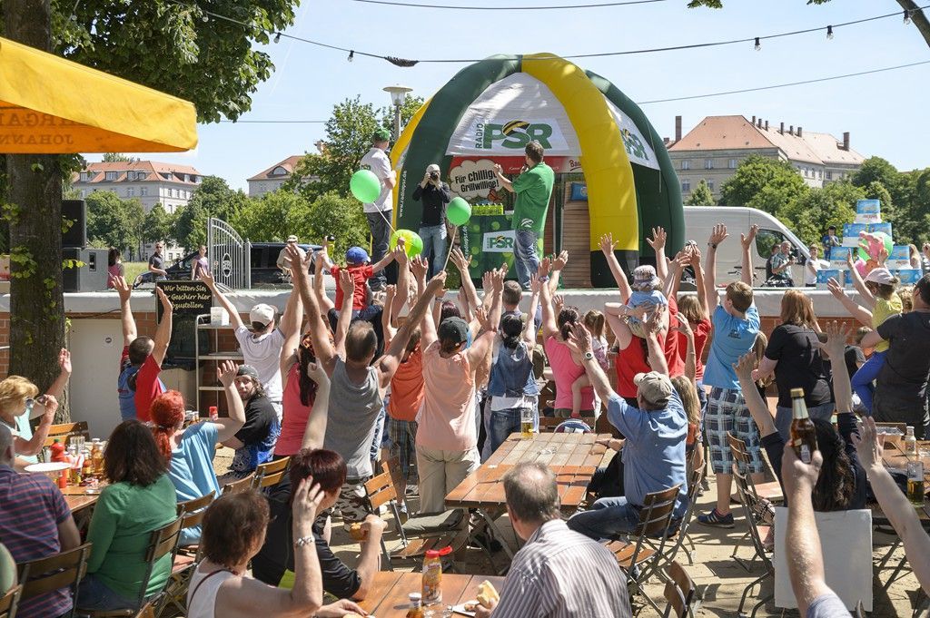 Radio PSR im Fährgarten 2014