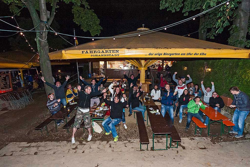 Fußball-WM im Fährgarten 2014 (Achtel-/Viertelfinale)