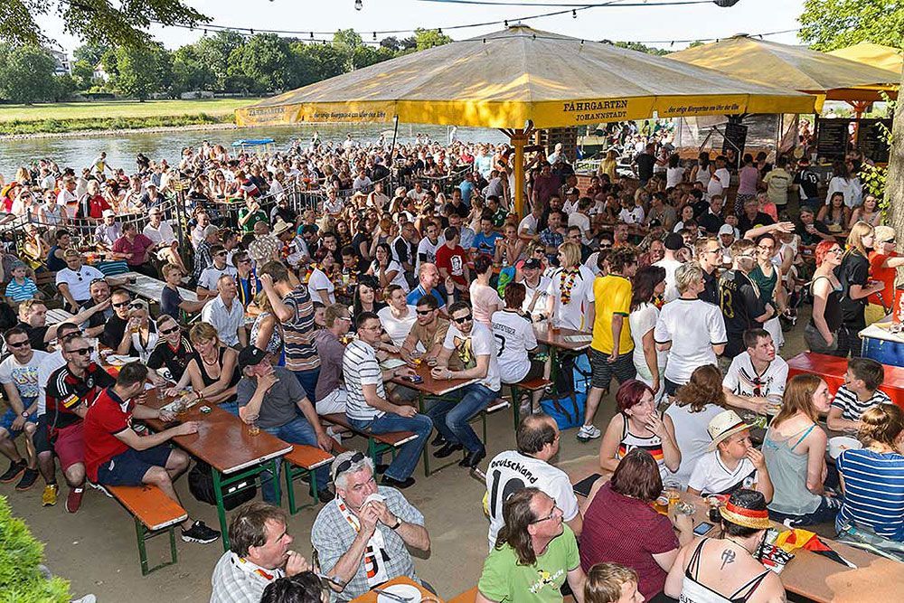 Fußball-WM im Fährgarten 2014 (Achtel-/Viertelfinale)