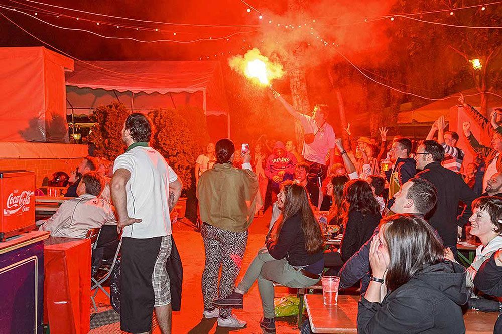 Fußball-WM im Fährgarten 2014 (Halbfinale + Finale)