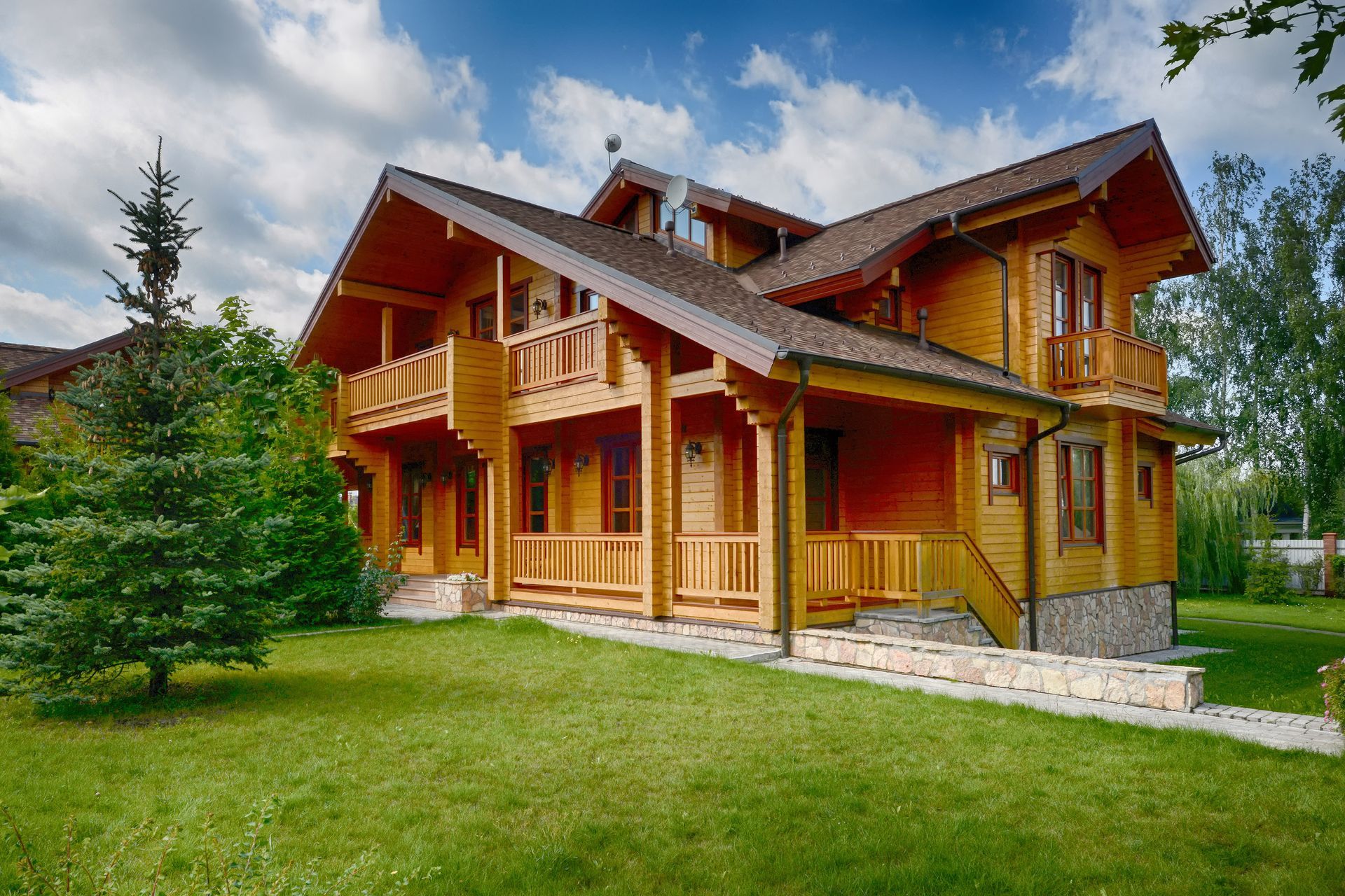 Chalet luxueux en bois