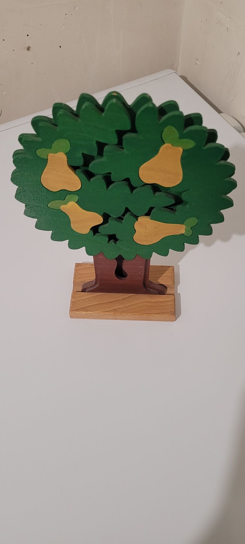 Arbre tirelire en bois