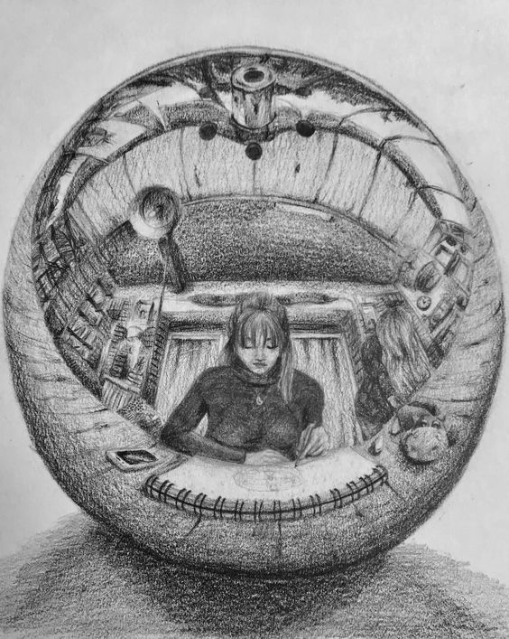 autoportrait sphère 