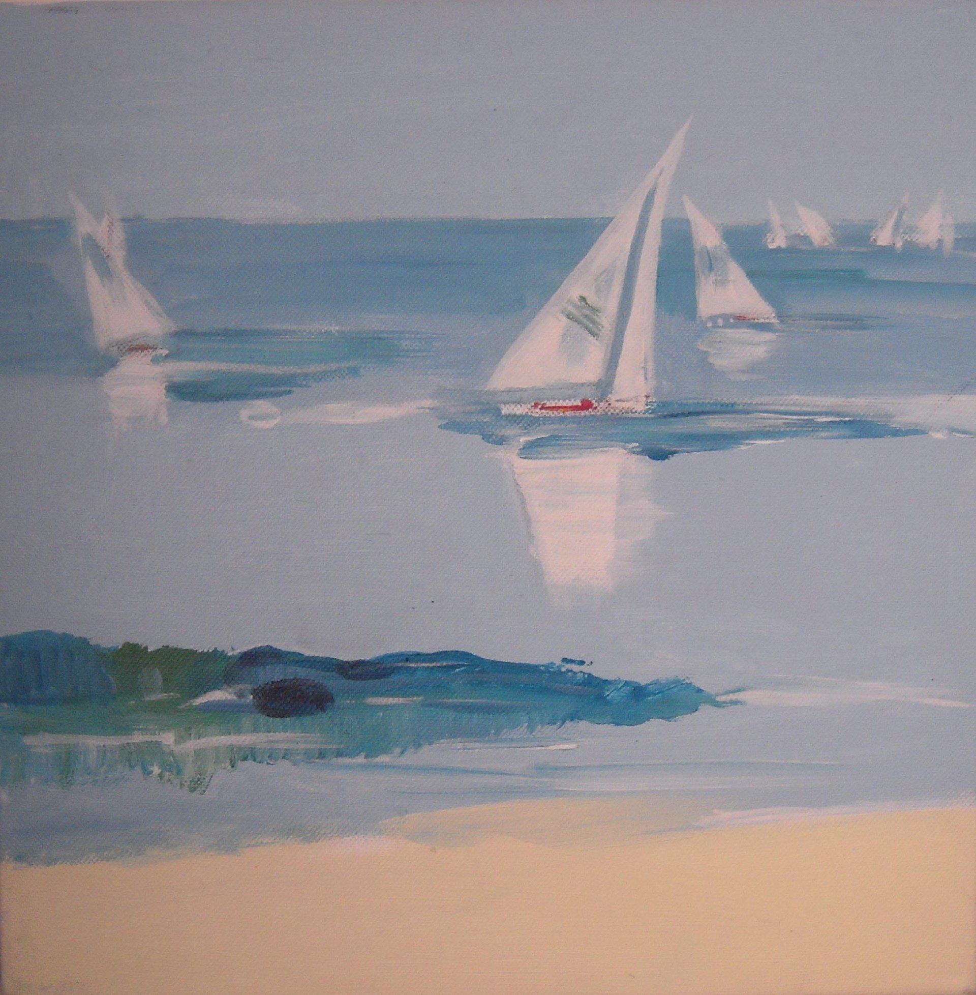 Étude bateau - peinture
