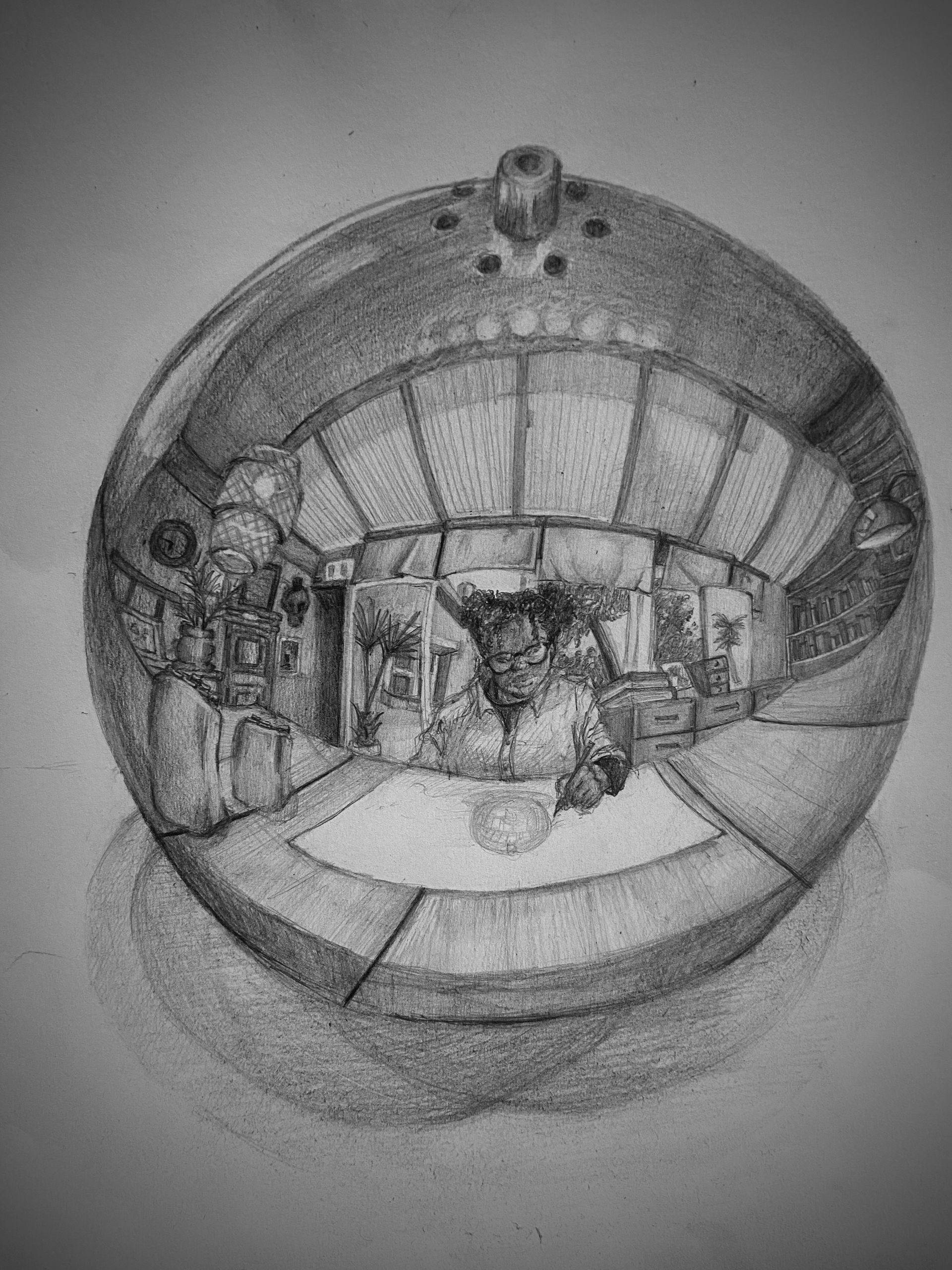 autoportrait sphère