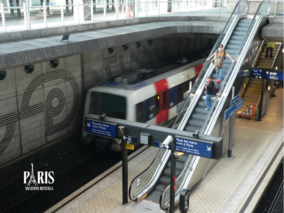 trains from Charles de Gaulle paris