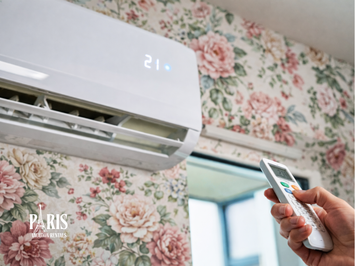 Check for air conditioning and heating