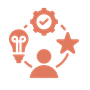 A hand is holding a dumbbell free icon