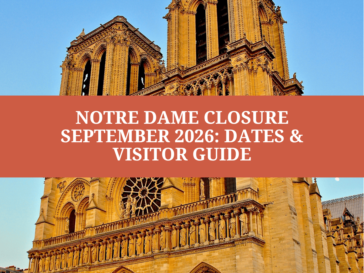 Notre Dame Closure September 2026: Dates & Visitor Guide