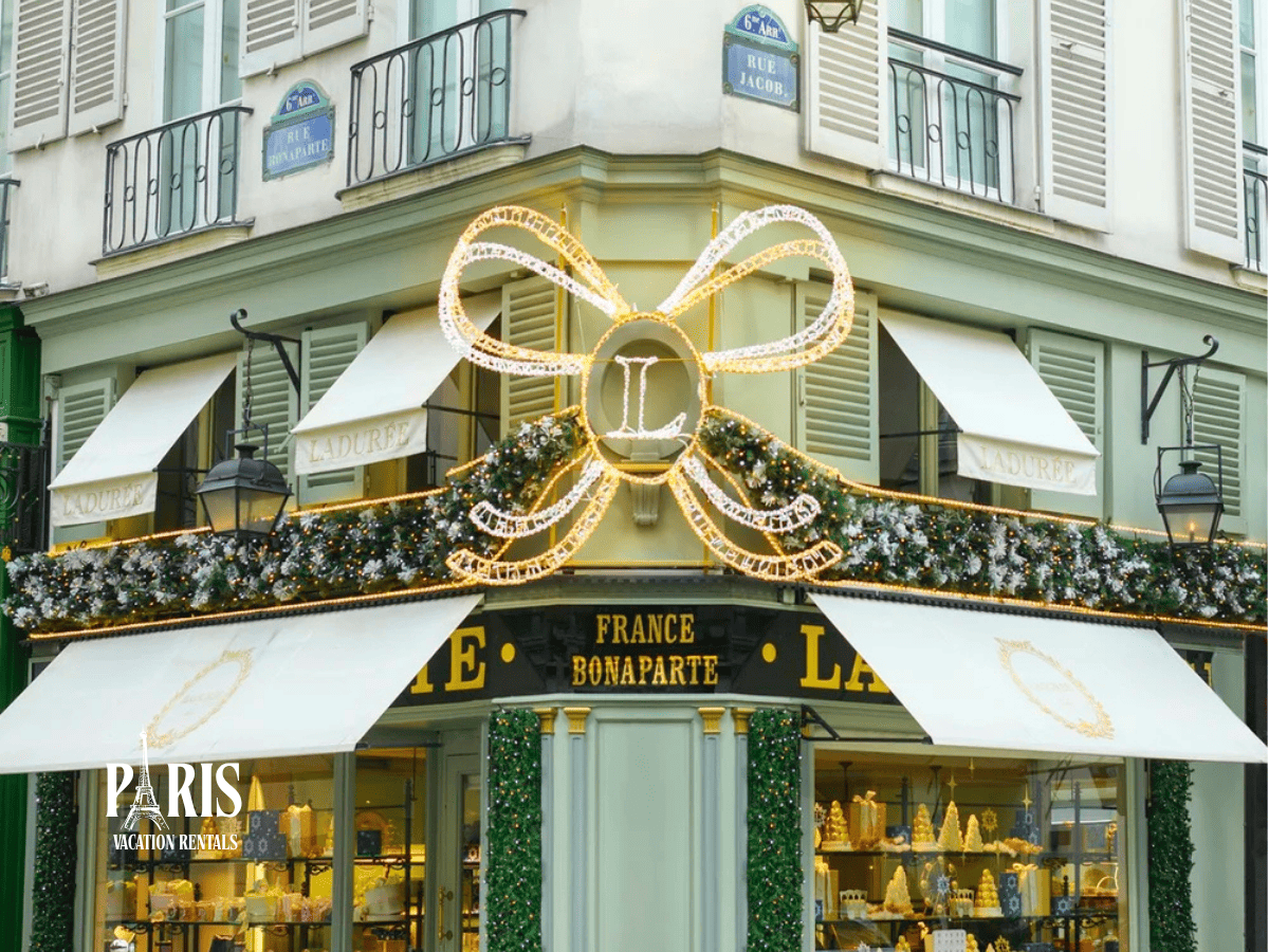 The Ladurée branch on Rue Bonaparte