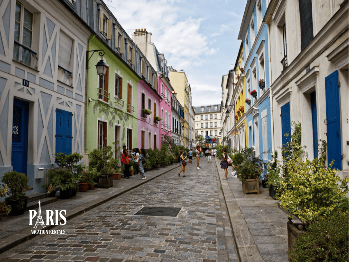 Colourful Rue Crémieux Paris