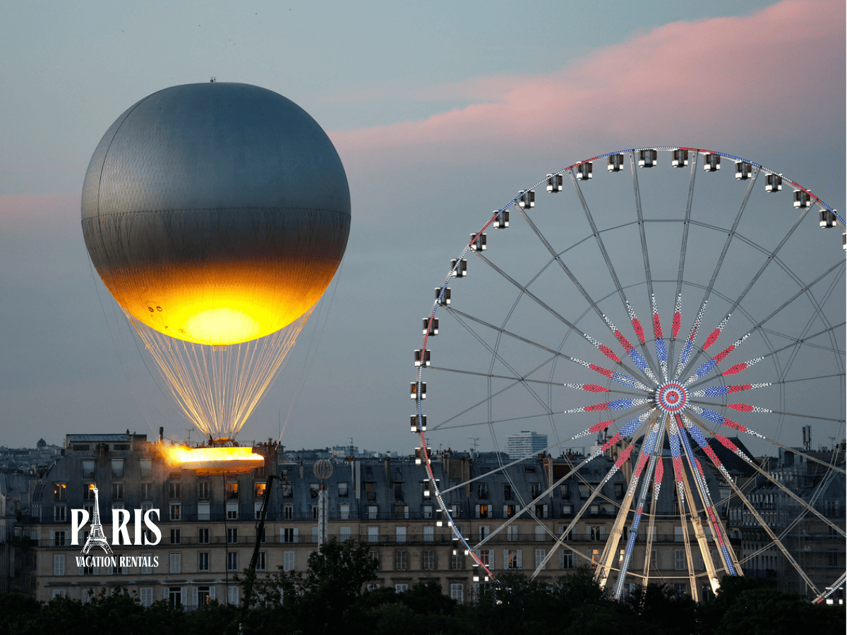 Hot Air Balloon Rides Over Paris