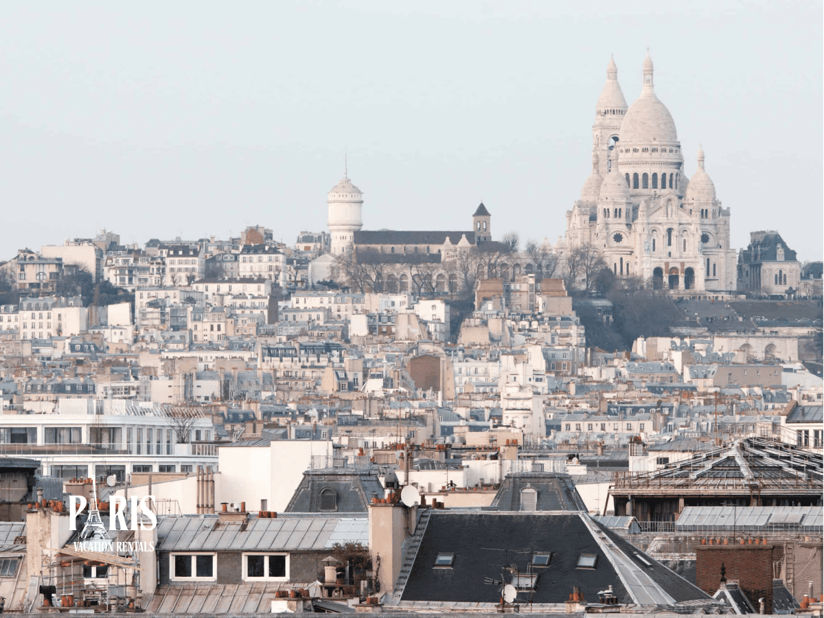 Montmartre hill and residential zones
