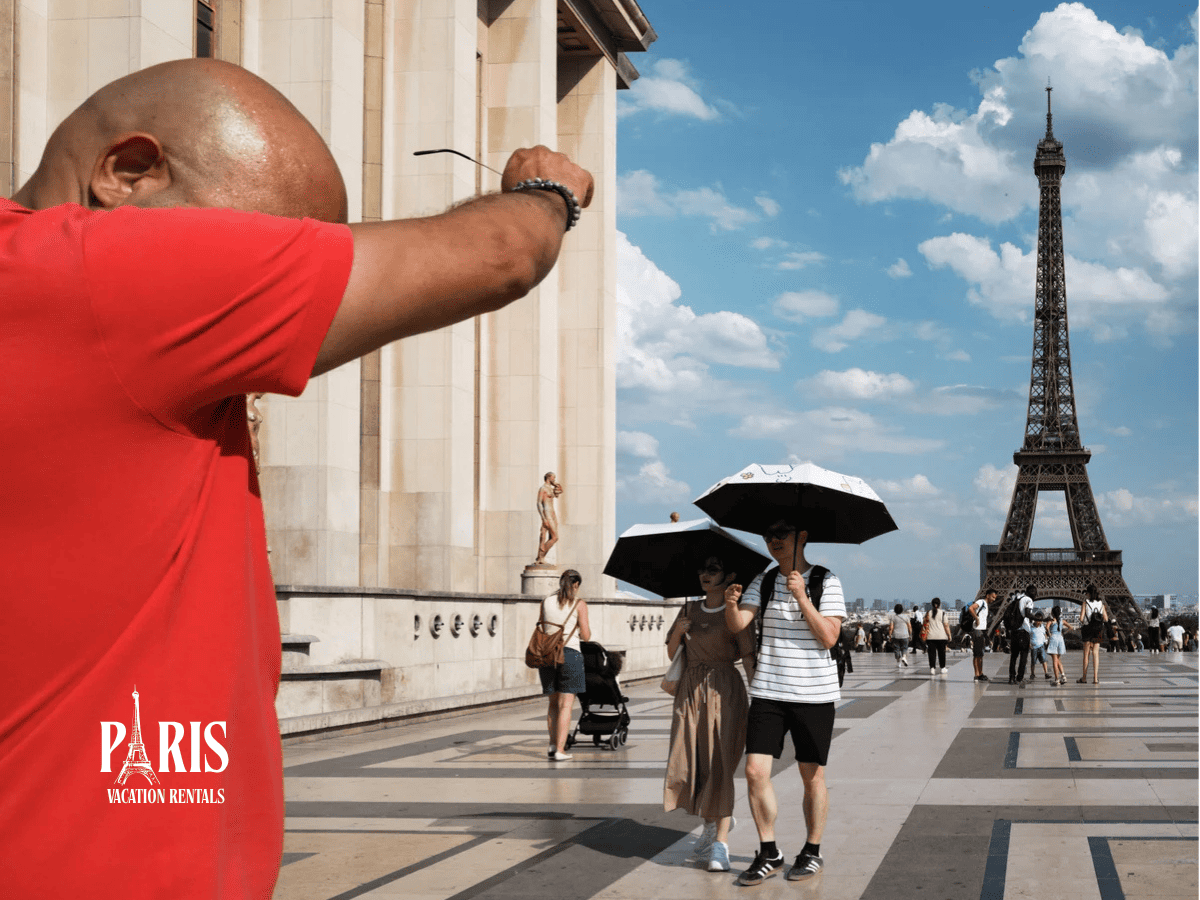 Record-breaking temperatures Paris now