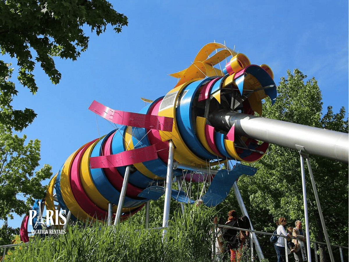 Parc de la Villette and the Dragon Slide