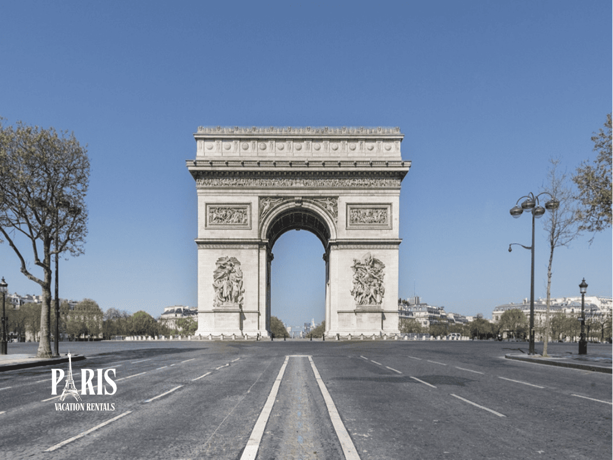 Champs-Élysées and Arc de Triomphe
