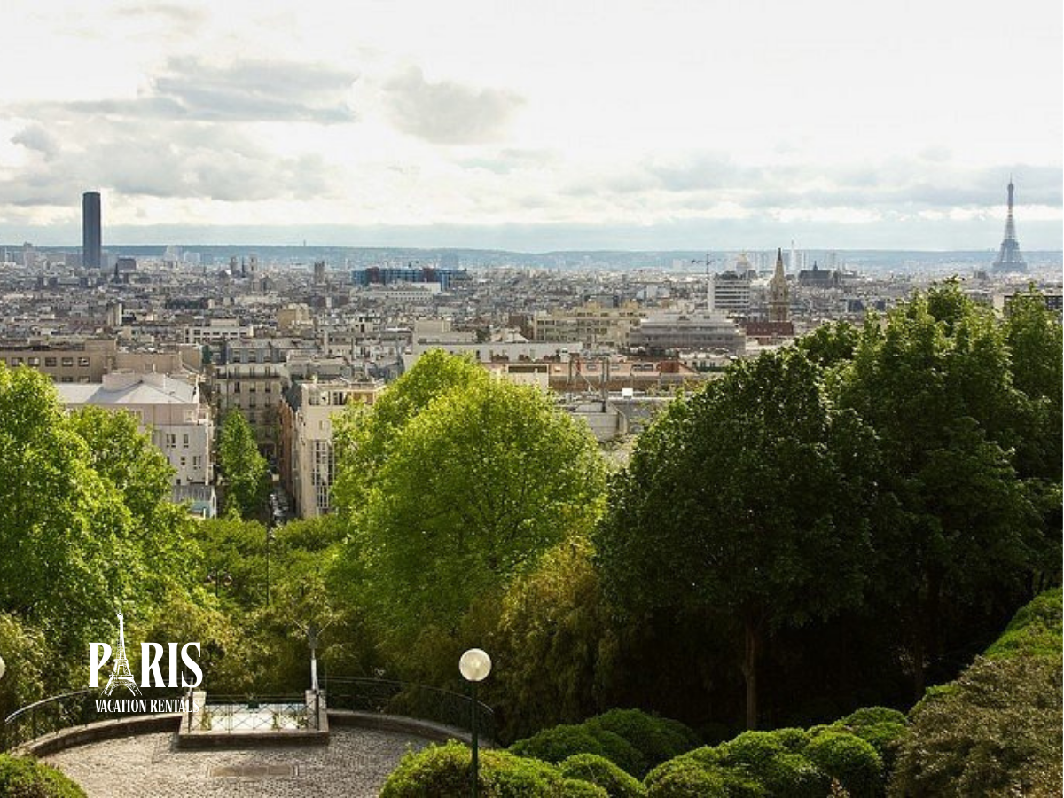 Parc de Belleville for Eiffel Tower Views