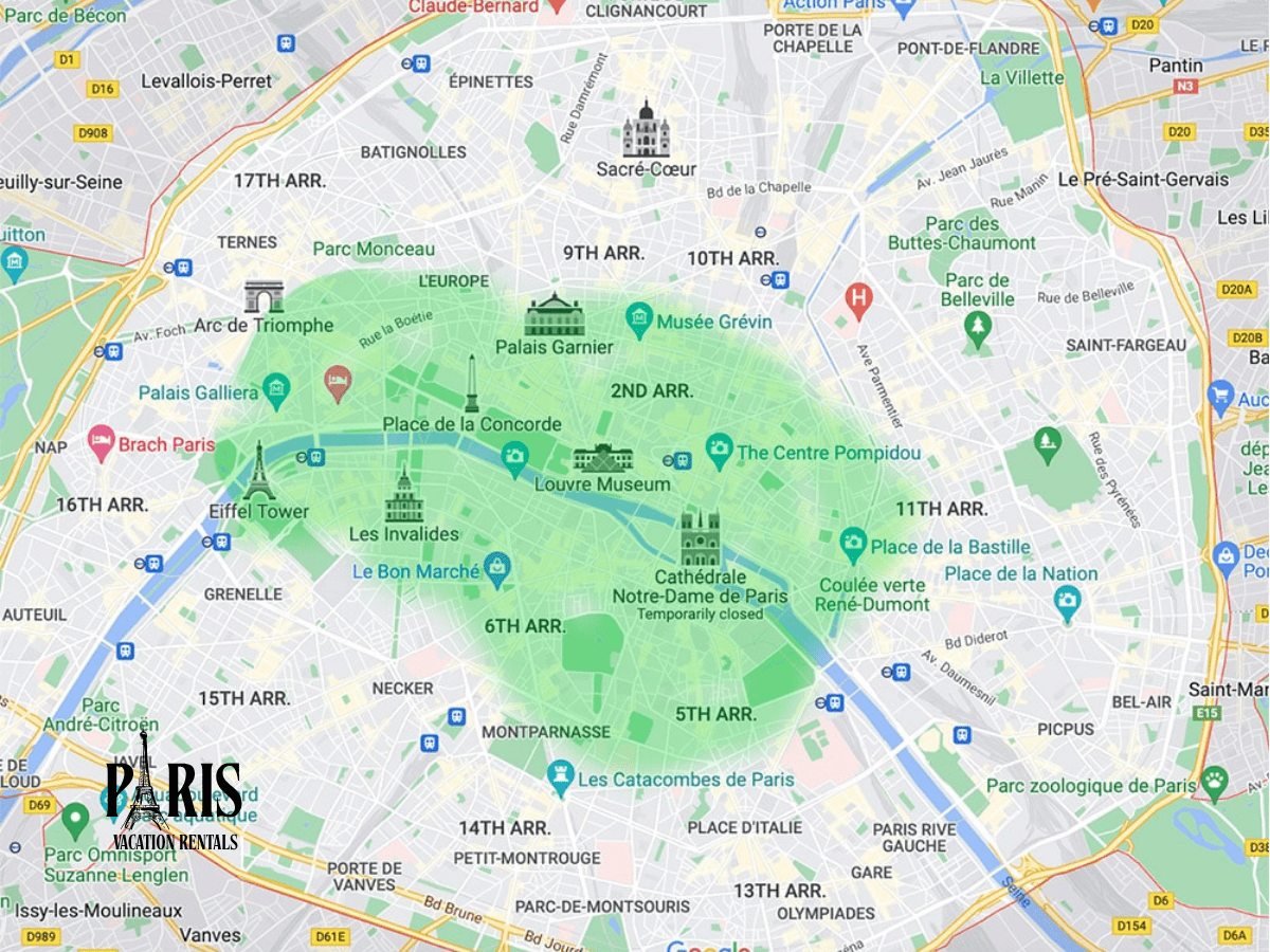 16th Arrondissement Muggings occur in very deserted sections