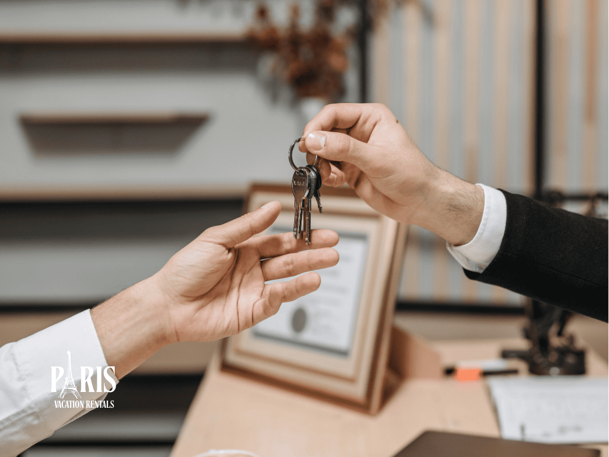 Returning keys after your stay
