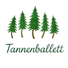 Logo Tannenballett – Tannenmotiv, Symbol für die Ferienwohnung Tannenballett in Baiersbronn mit Schwarzwaldpanorama