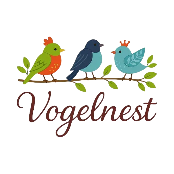 Vogelnest – Ferienwohnung mit Ausblick über den Schwarzwald Logo Vogelnest – Vogelmotiv, Symbol für die Ferienwohnung Vogelnest in Baiersbronn hoch über den Baumwipfeln