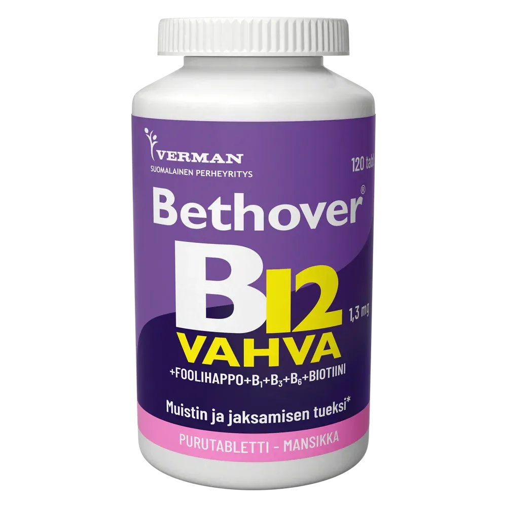 Bethover B12 Vahva 120 tabl. tai 100 kaps.