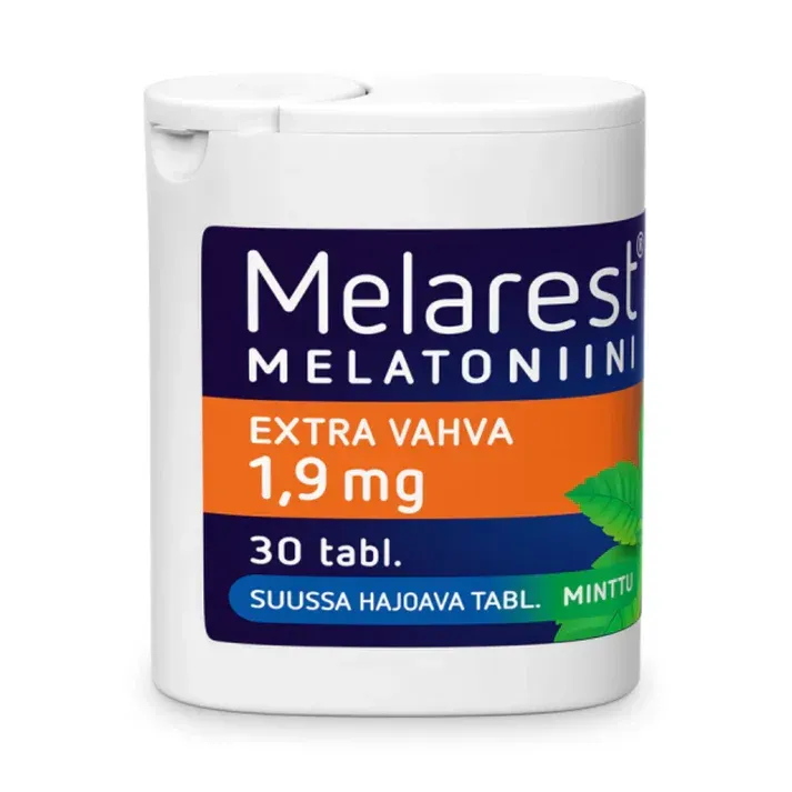 Melarest Extra vahva  1.9mg.  30 tabl.