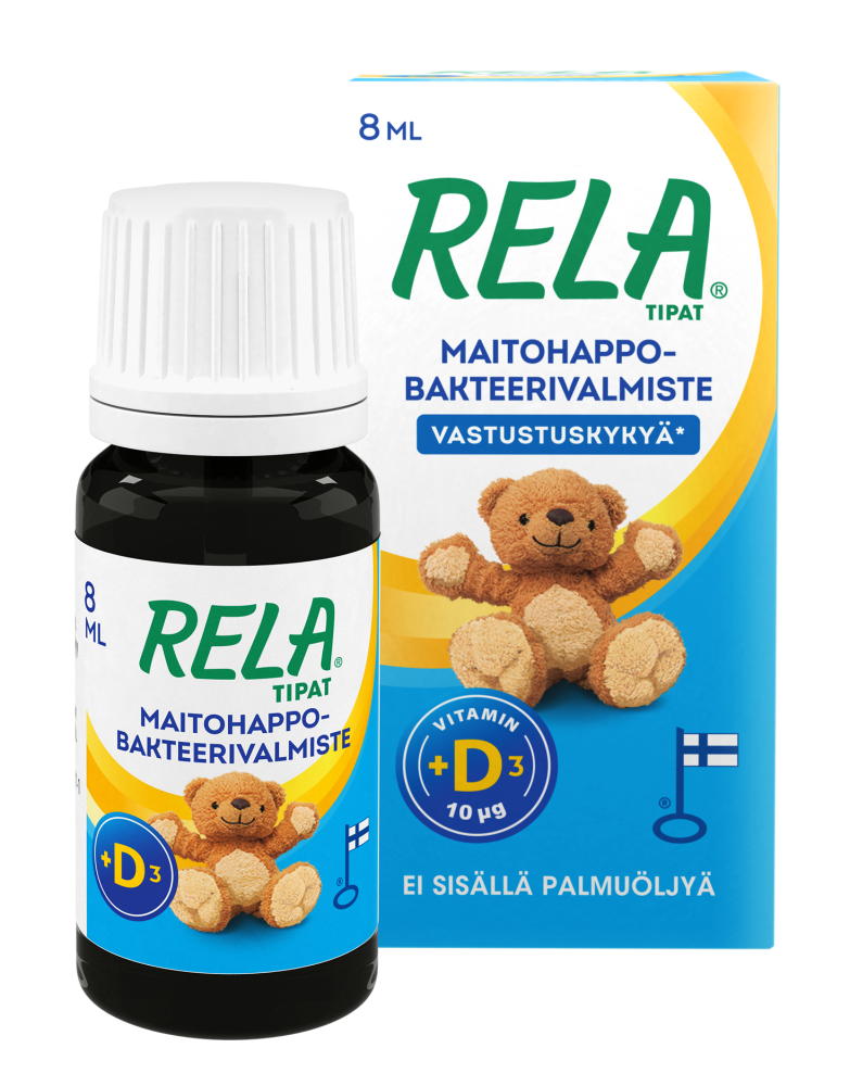 Rela Tipat + D-vitamiini 8ml