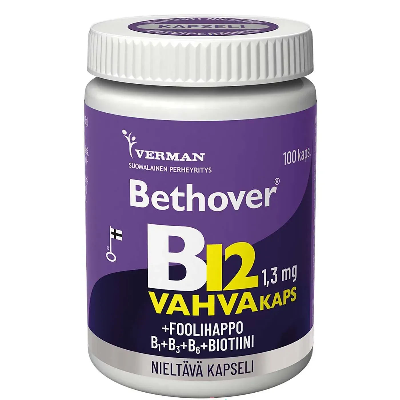 Bethover B12 Vahva 120 tabl. tai 100 kaps.