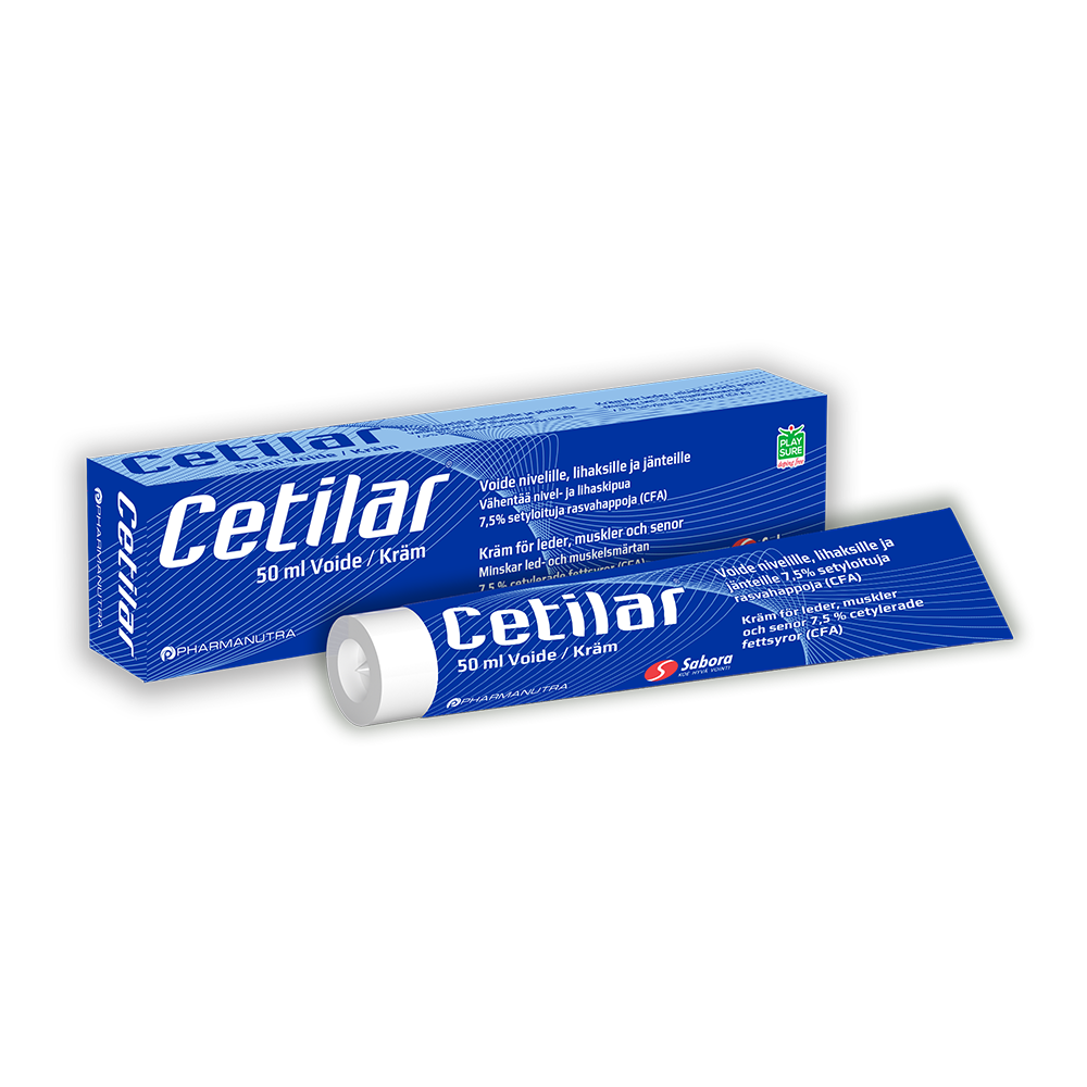 Cetilar kipuvoide 50 ml tai kipulaastari 5 kpl