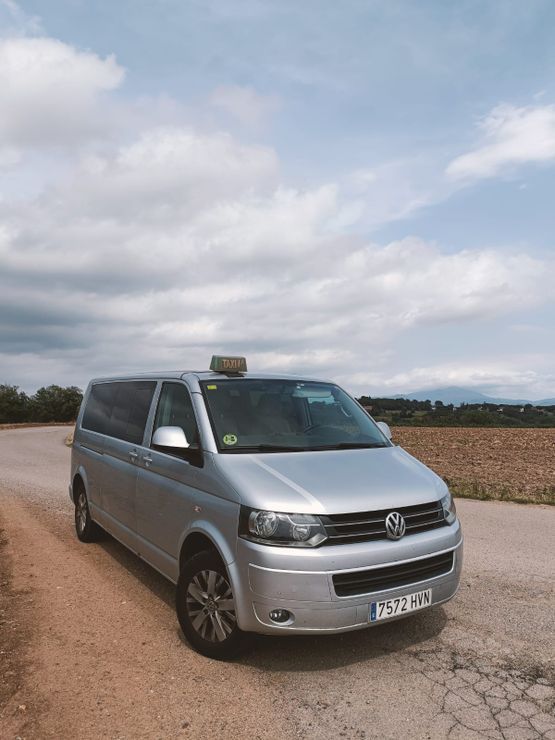 Una camioneta plateada está estacionada al costado de una carretera.