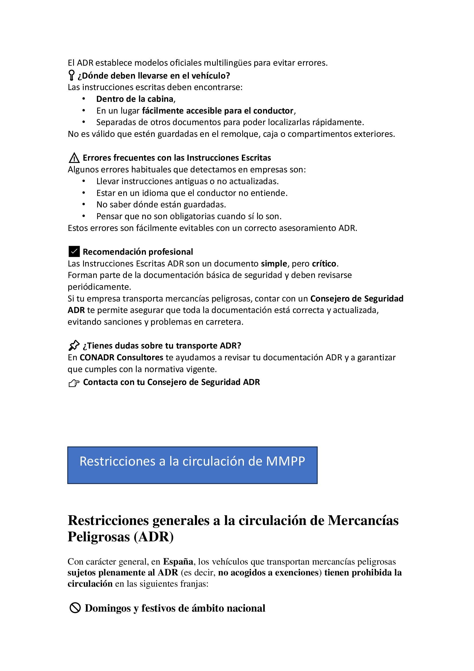 Documento de texto con título sobre instrucciones generales para animales venenosos.