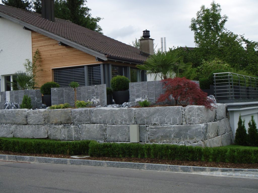 Steinmauern - Fritz Fischer Gartenbau GmbH - Bremgarten AG