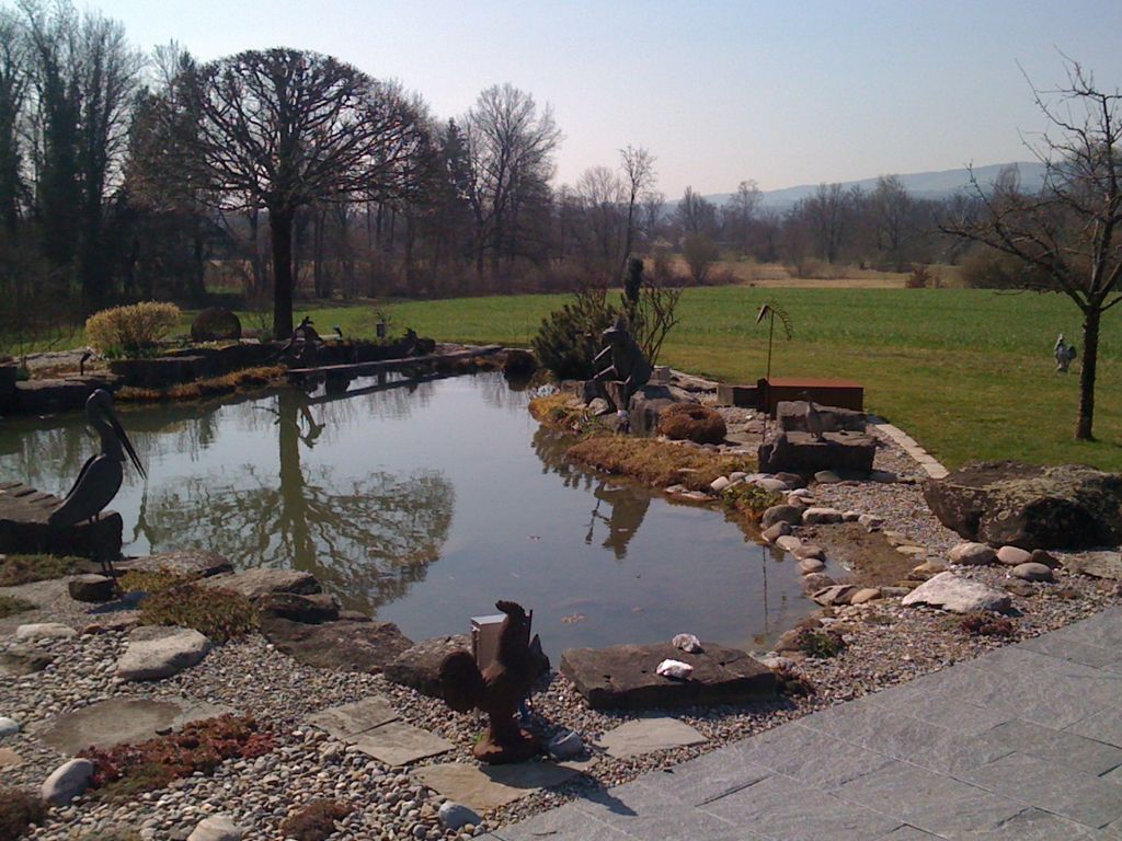 Garten Teich - Fritz Fischer Gartenbau GmbH - Bremgarten AG