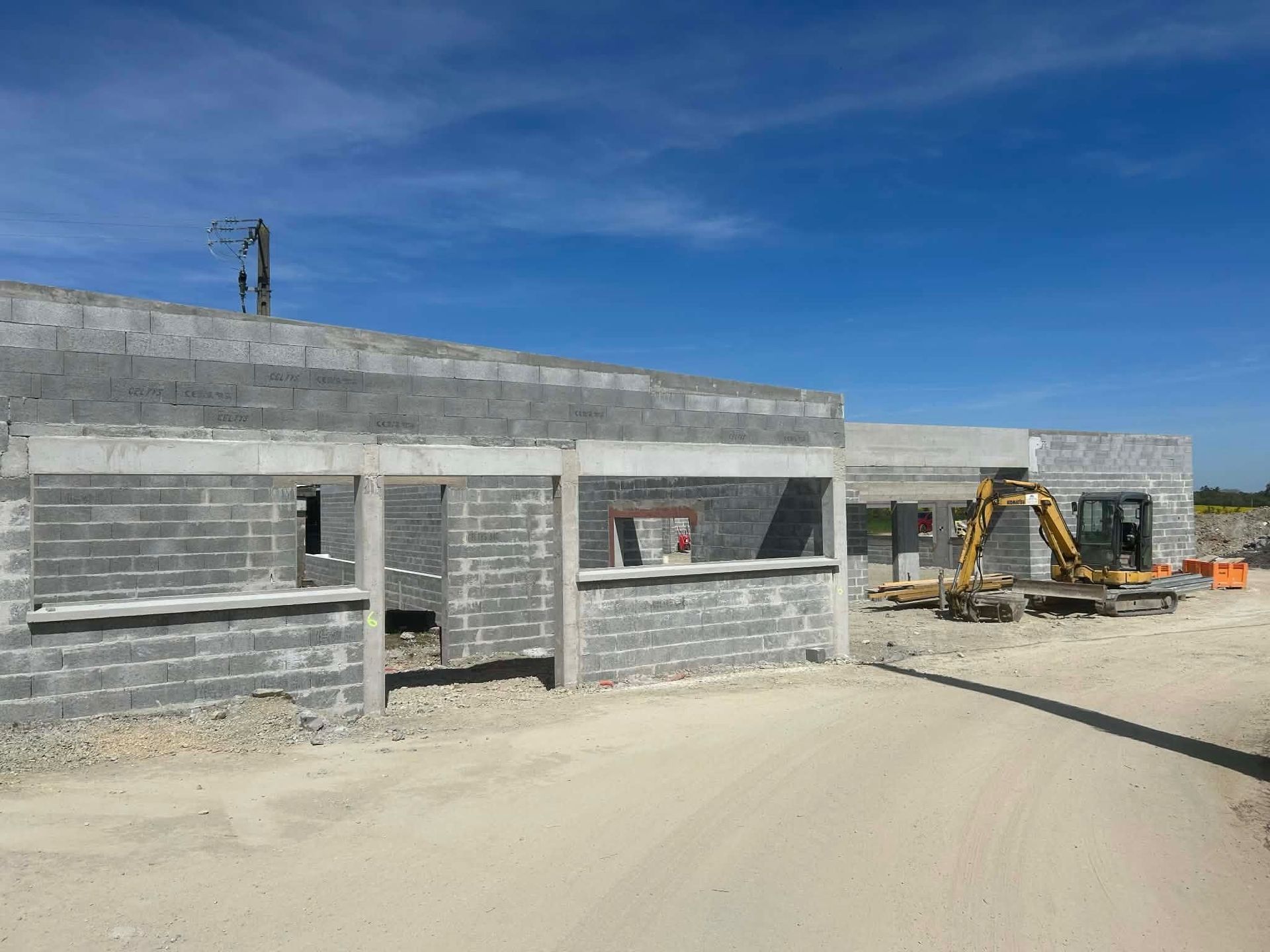 Travaux de terrassement en ville