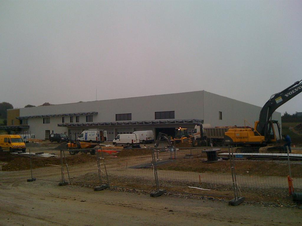 Construction d'un entrepôt industriel - résultat final