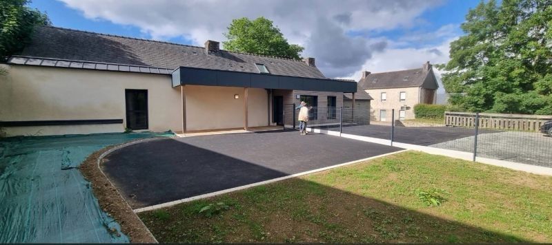 Travaux de fondations afin de réaliser une extension