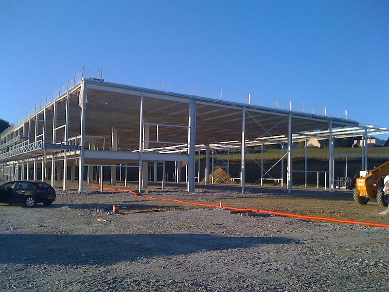 Construction d'un entrepôt